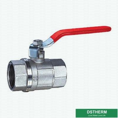 China Nickel Plated Middle Weight Water Supplying Ball Valve Customized Forged Brass Ball Valve for sale
