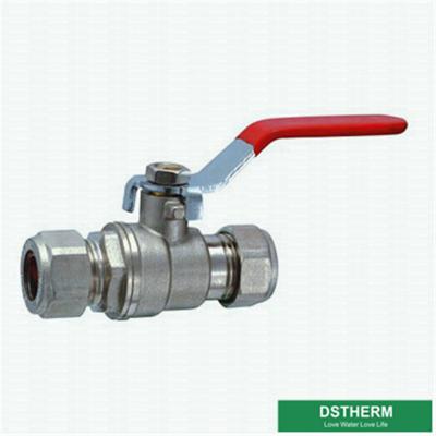 China PEX Pipe Valves Brass Color Middle Weight Water Supplying Ball Valve Customized Forged Brass Ball Valve for sale