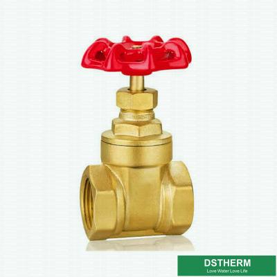 China Cast Iron Handle Customized Brand Brass Gate Valve Double Female Heavier type Gate Valve for sale