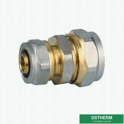 China Customized Reducing Threaded Coupling Compression Brass Fittings Screw Fittings For Pex Aluminum Pex Pipe for sale