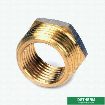China Double Female Threaded Coupling Plug Screw Fittings Compression Brass Fittings Pex Fittings For Pex Aluminum Pex Pipe for sale