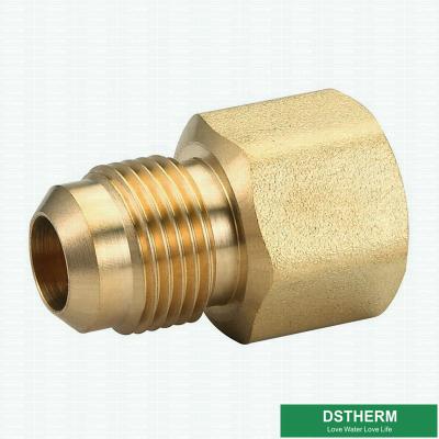 China 1/8' Male Female Brass Flared Fittings Copper Pipe Flare Fitting For Gas for sale