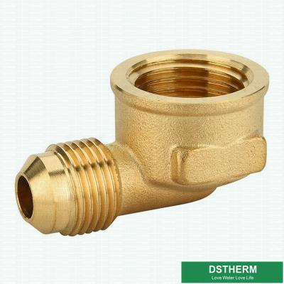 China Male Female Elbow Brass Flared Fittings Heating Forged Brass Hose Fittings for sale