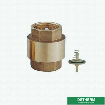 China Customized Heavier Type Non Return One Way In-Line Brass Spring Check Valve With Plastic Pin for sale