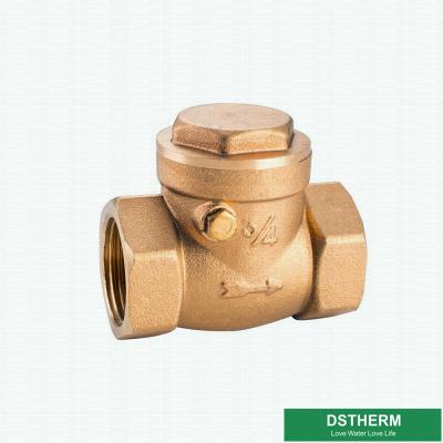 China 1/2-4 Inch NPT BSP Thread Soft Seal Brass Swing Check Valve for sale