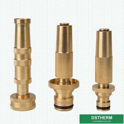 China Irrigation Garden Hose Pipe Fittings Brass 4 Inch Spray Nozzle for sale