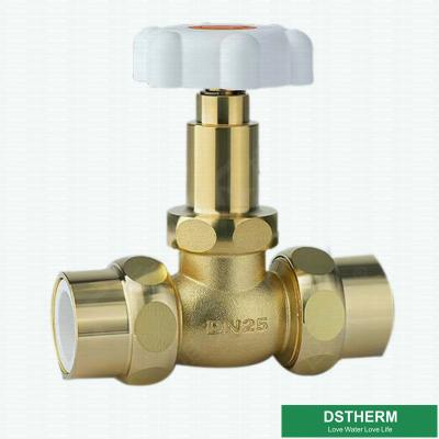 China Enhanced Strong Pressure PPR Double Union Ball Valve Sanitary PN16 Brass Ball Valve for sale