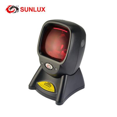 China Flexible Desktop Crossed Laser SUNLUX Barcode Scanner for sale
