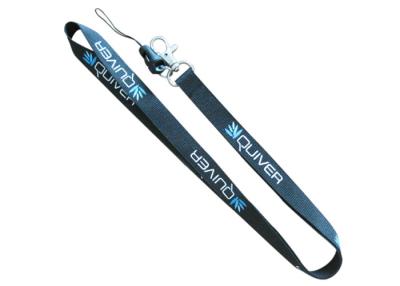 China Quiver Silk Screen Promotional Printed Keychain Lanyards, Personalized Lanyard With Custom Logo for sale
