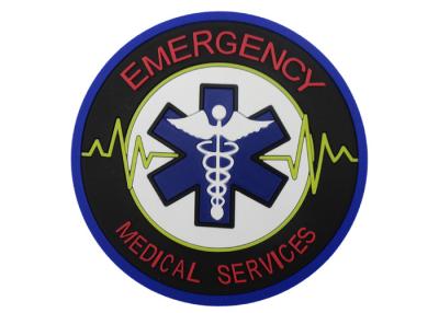 China Emergency Medical Services PVC Coaster, Custom Drink Coasters For Business Promotion for sale
