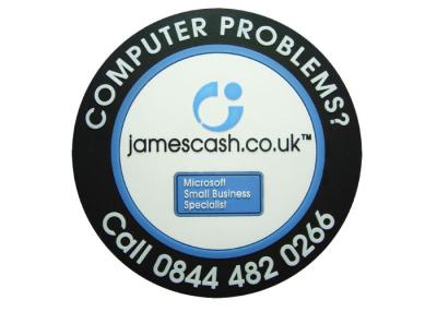 China James Cash Pvc Coaster, Custom Drink Coasters For Home, Hotel for sale