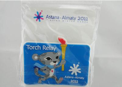 China Torch Relay Magnetic Fridge Magnets, Soft Pvc Customised Fridge Magnets, 2D for sale