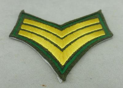 China Cotton Rank Customizable Patches And Military Embroidered Emblems for sale