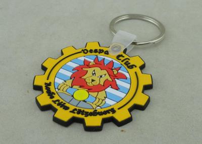 China Personalized 2D Soft PVC Keychain Custom Key Chains With Plastic Material for sale