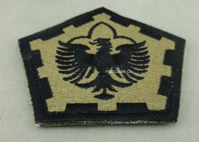 China The Pentagon Clothes Patches Badges , Custom Embroidery Patches With Velcro for sale