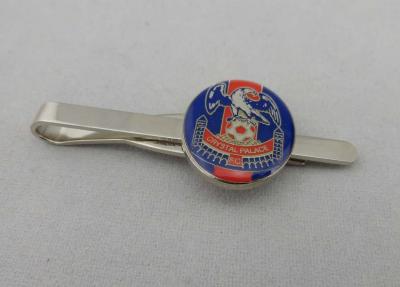 China Vintage Personalized Tie Bar Copper With Soft Enamel , Nickel Plating For Boy for sale