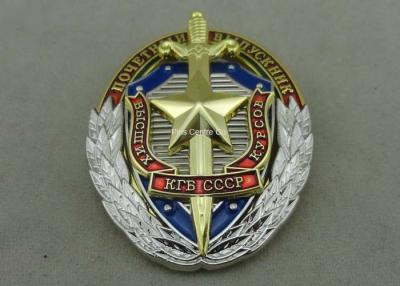China Zinc Alloy Synthetic Enamel Police Badges for Anniversary Celebration for sale