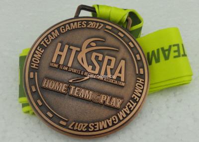 China Medallion Award Medals , Die Stamped Antique 5K Sport Medals , Hard Enamel Medals for sale