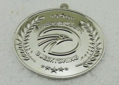 China Customized Medallion For Running Competition Event , Baseball Medals With Heat Transfer Lanyard for sale