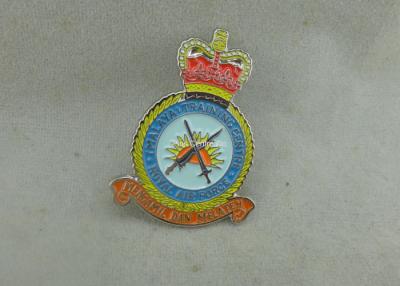 China Zinc Alloy Transparent Soft Enamel Pin , Military Honor Royal Air Force Pin Badges for sale