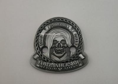 China 3D Antique Zinc Alloy Imitation Hard Enamel Ring , Military Badges And Pins for sale