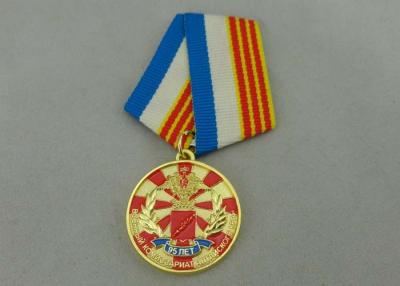China Die Casting Zinc Alloy Custom Medal Awards With Soft Enamel Gold Plating for sale