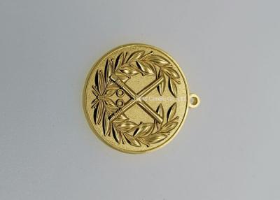 Chine Médailles de basket-ball de fer de placage à l'or, laiton militaire de médailles de l'Armée de l'Air embouti personnalisé à vendre
