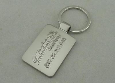 China Zinc Alloy Die Casting Promotional Key Chain With Misty Nickel Plating for sale