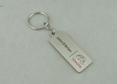 China John O’Brien Toyota Promotional Keychain By Zinc Alloy Die Casting With Misty Nickel plating for sale