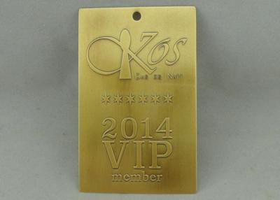 China VIP Member Souvenir Badges Photo Etched For DAG OG NATT 85 x 54 mm for sale