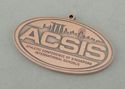 China Las escuelas internacionales atléticas mueren las medallas del molde, cobrizado antiguo medalla de 3,5 pulgadas en venta