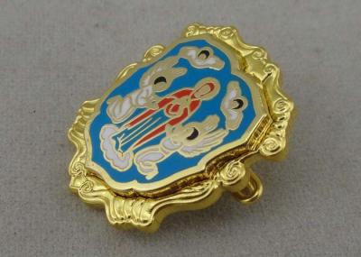 China Multi Piece Combined Imitation Hard Enamel Pin Brass Die Struck With Safty Pin for sale