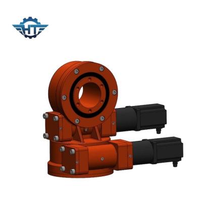 China Enclosed Housing Small Dual Axis Slew Gear For Sun Tracking Panel Project for sale