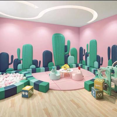China Children Indoor Room 3D Decorations Nursery Childcare Center Soft Wall Panels for Kids Indoor Play Area for sale