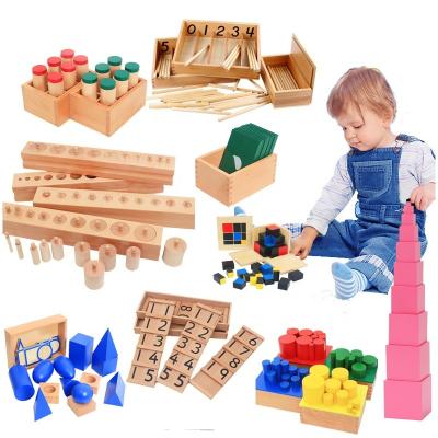 China Kindergarten School Wooden Educational Toys Montessori Material for Daycare and Childcare Center for sale