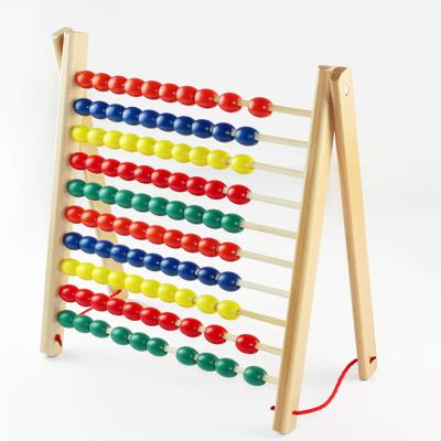 China Kids wood educational teaching aid toys children montessori math materials for nursery school for sale