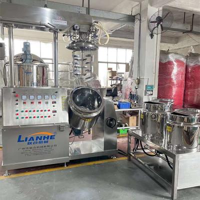 China 100L Cosmetic Vacuum Homogenizer Mixer Body Lotion Ointment Making Machine for sale