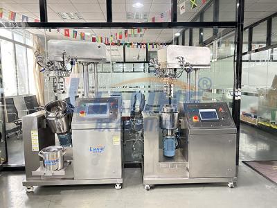 China loção de creme cosmética de 10L 20L que faz a máquina do misturador de Emulsifiying do vácuo da máquina à venda