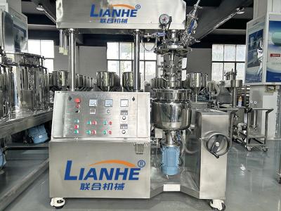 China 10L Laboratory Cream Body Lotion Skincare Vacuum Emulsifying Mixer Machine for sale