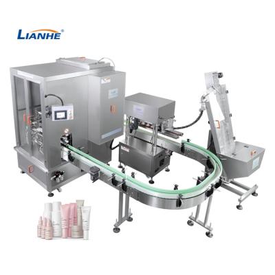China Automatic 6 Nozzle High Precision Piston Hand Washing Filling Capping Machine for sale