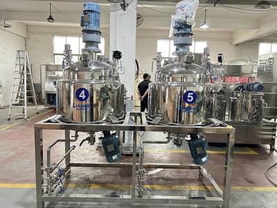 China Fixed Type Vacuum Homogenizer Cosmetic Cream Mixer Lotion Ointment Mixing Machine for sale