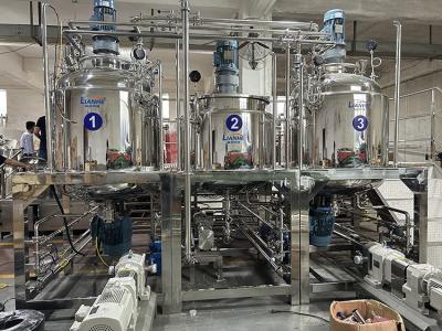 China High Shear Homogenizing Vacuum Emulsifier Mixer Lotion Emulsifying Machine for sale