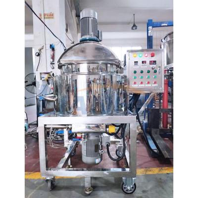 China 1.5KW Hand Sanitizer Production Equipment , 2 Jackets Homogenizer Mixer For Cosmetics for sale