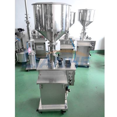 China Vertical Piston Semi Automatic Paste Filling Machine , Antirust Liquid Filler Machine for sale