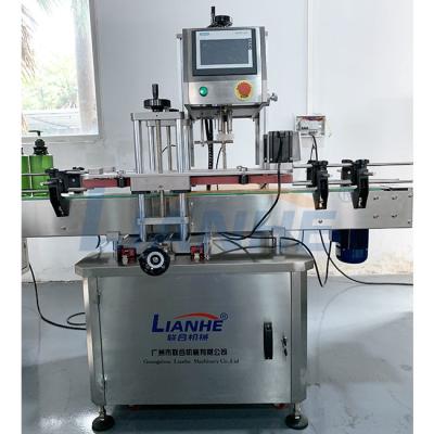 China Leakproof PLC Automatic Bottle Capping Machine 30-50 Caps/Min for sale