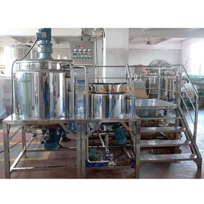 China 3 Layers Lotion Homogenizer Emulsifier Mixer With Circulation System for sale