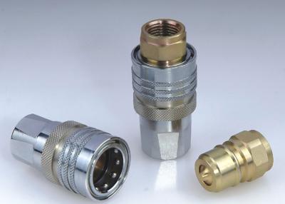 China Steel Hydraulic Quick Connect Couplings , TEMA TH Type Quick Disconnect Hydraulic for sale