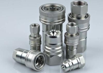 China Carbon Steel Hydraulic Quick Connect Couplings , LSQ-ISOA Hydraulic Quick Disconnect Fittings for sale