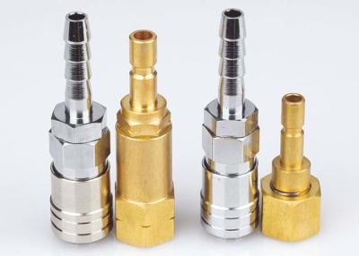 China Korean Type Pneumatic Quick Release Coupling , LSQ-DD Nickle Plated Pneumatic Connectors for sale