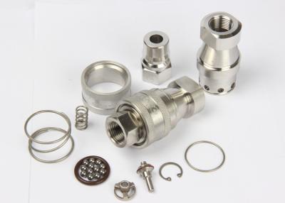 China KZF Flat Face Hydraulic Fittings Female Thread Stainless Steel SS304 For Chemicals for sale
